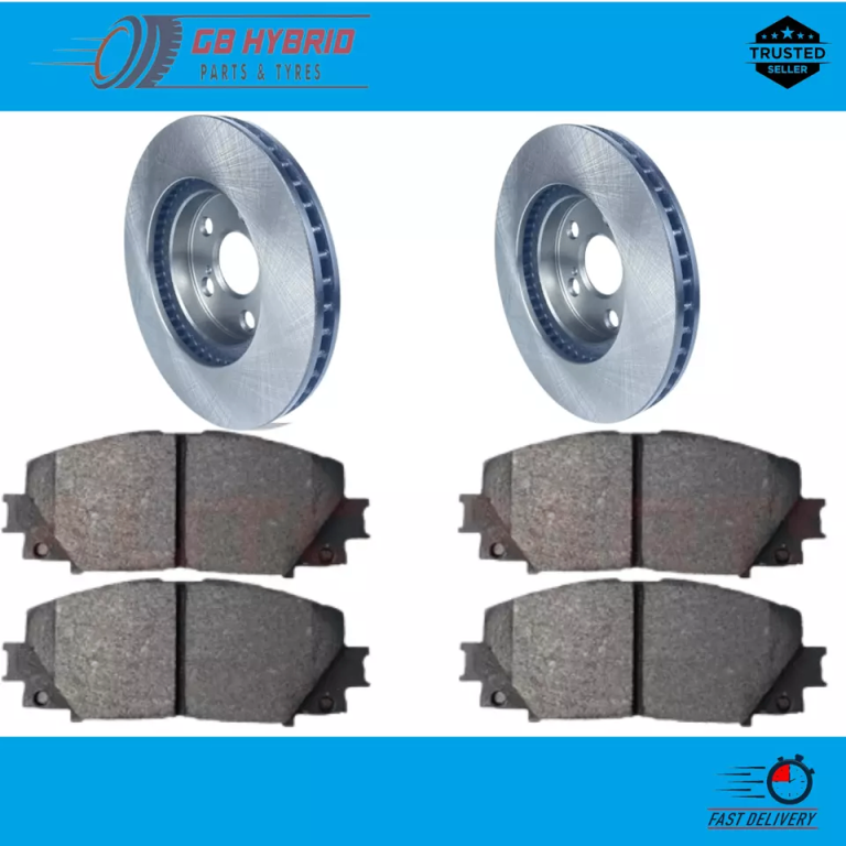 Toyota Prius 2009-2015 Front Both Sides Brake Discs With Brake Pads