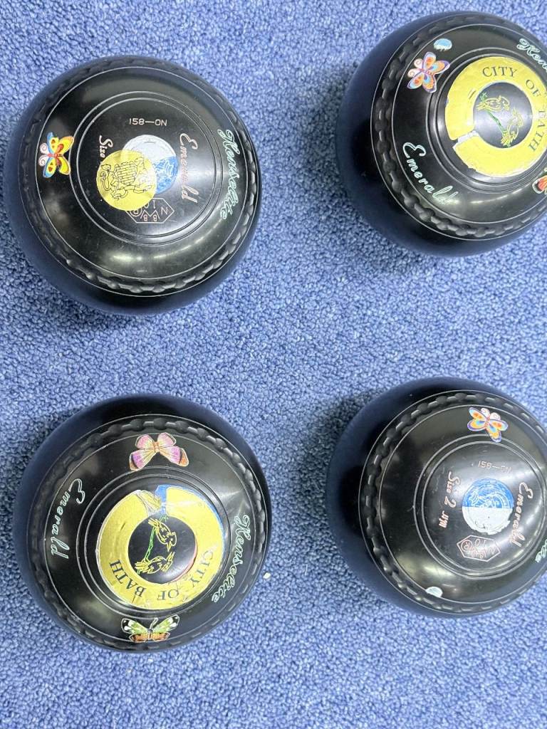 Henselite Lawn Bowls size 2 WB stamp 2010