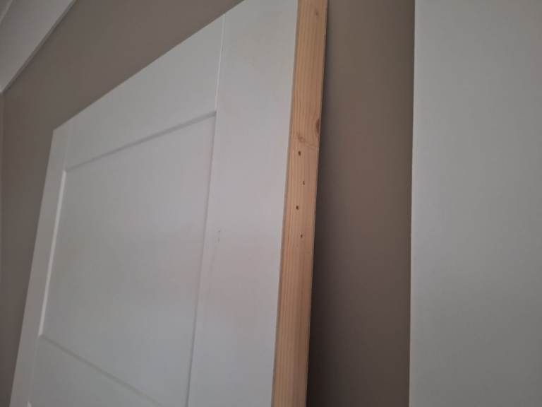 Shaker 4 Panel White Moulded FD30 Fire Door Internal