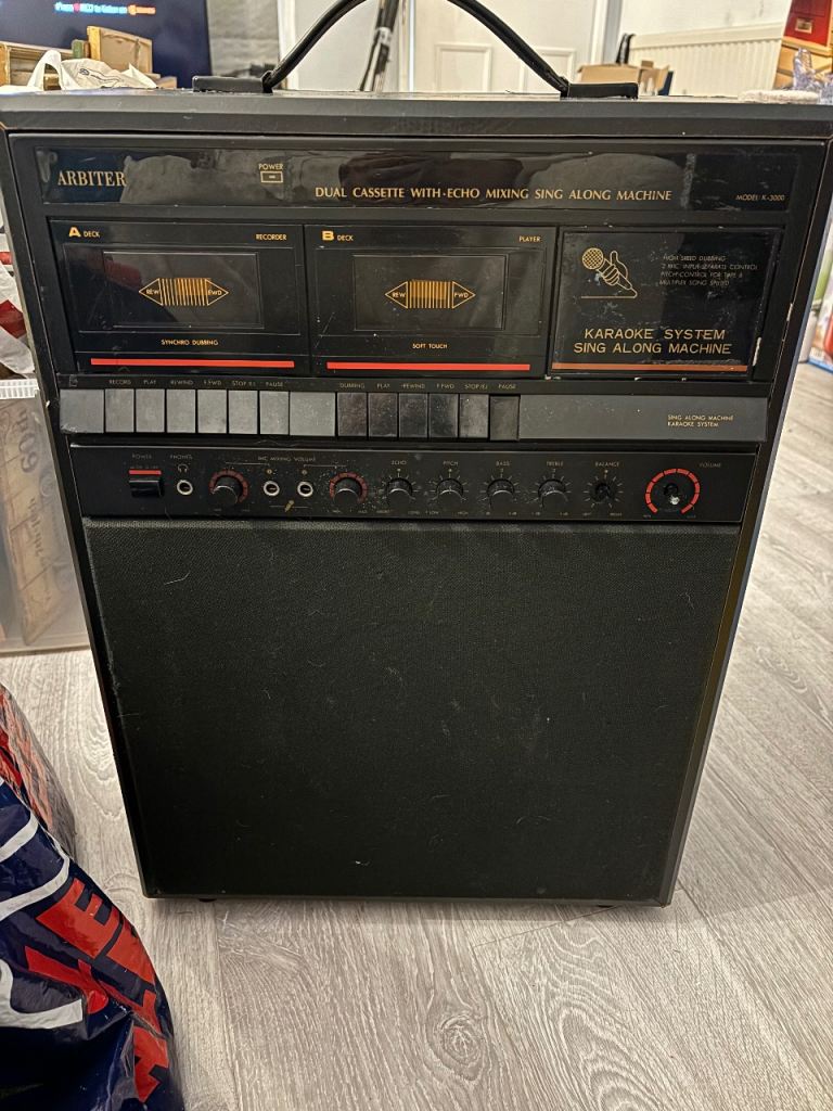 image for Vintage karaoke machine machine