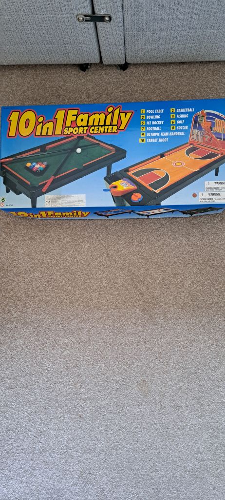 Vintage 10 in 1 sport centre games