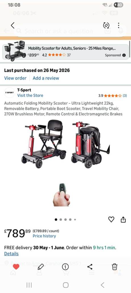 Beautiful Easy scooter