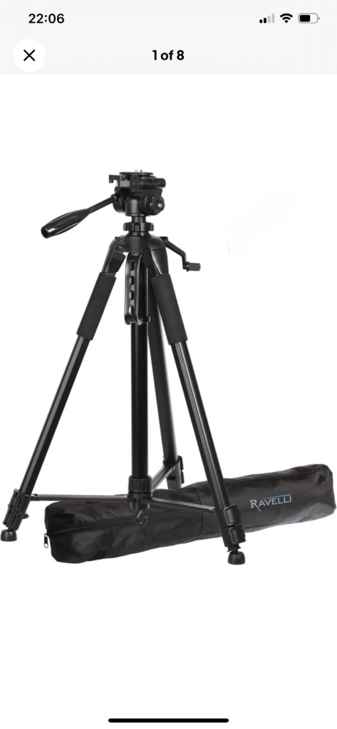 image for Ravelli camera tripod, max height 154cm