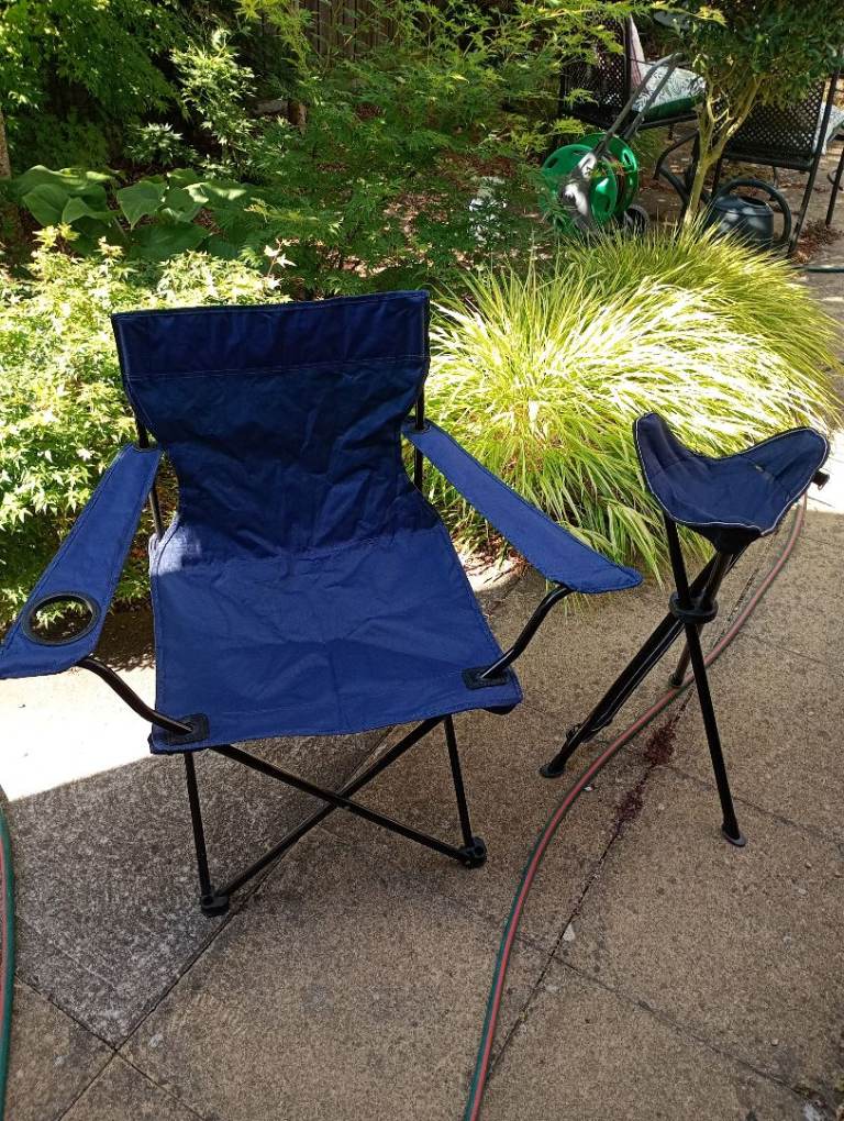 Reduced Picnic/ Garden chair and stool