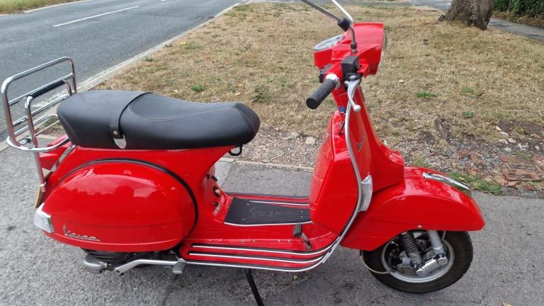 2013 13 PIAGGIO VESPA PX 150 CLASSIC SCOOTER PX150 7106 KMS TWO STROKE RED
