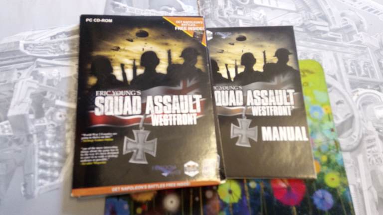 Eric Young's Squad Assault Westfront PC CD-ROM Game with Manual both discs unplayed