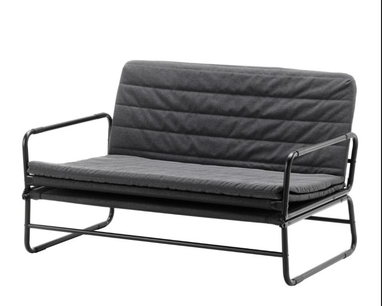 IKEA NYHAMN Sofa Bed with Mattress – Black, Good Condition
