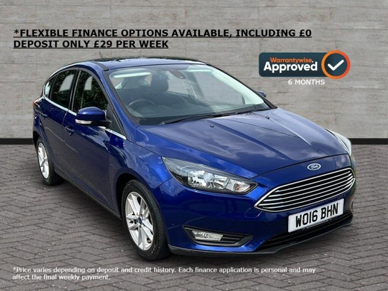 2016 FORD FOCUS 1.0 EcoBoost 125 Zetec 5dr,NEW TIMING BELT KIT, ULEZ/CAZ FREE