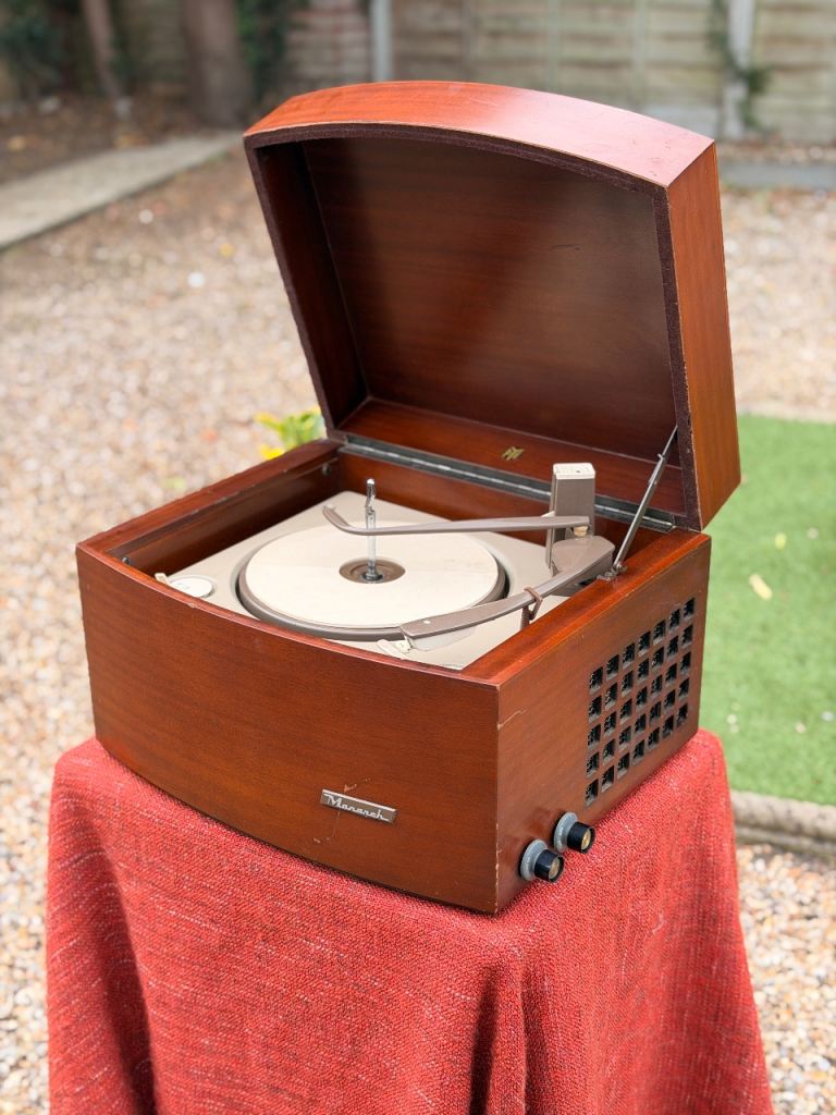 Stunning PYE Black Box Vintage Auto-Changer Record Player - Full Working Order 