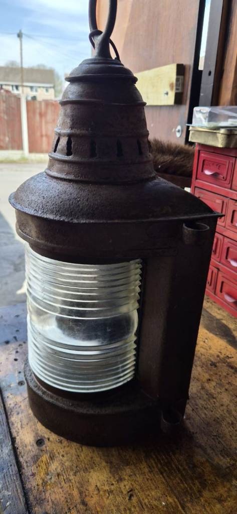Antique ship lantern