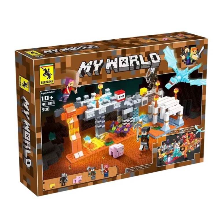 Minecraft my world Renzaima 506 pieces lego style building blocks set