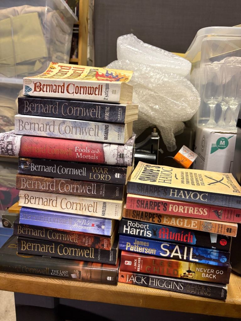 Bernard Cornwell & Other Novels – Good Condition Book Bundle