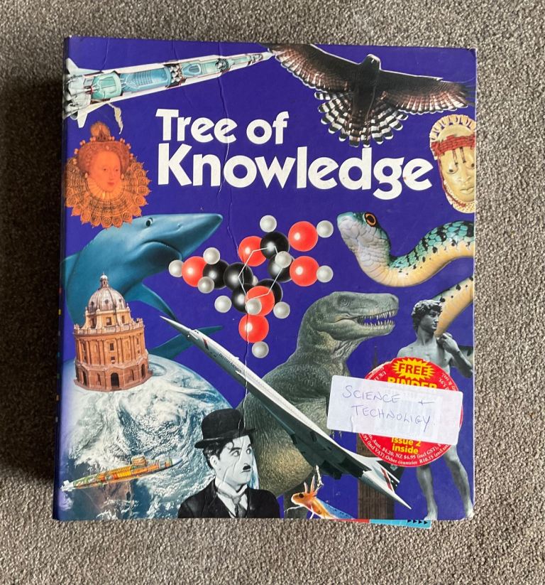 Vintage TREE OF KNOWLEDGE (Science & Technology) magazine folder book