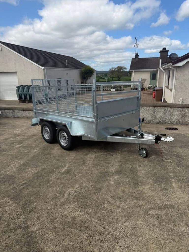 Car Trailer (Builders Trailer) - 8 x 5 - Galvanised