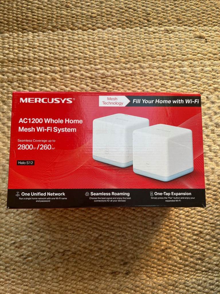 Mercusys AC1200 Whole Home Mesh Wi-Fi System – New