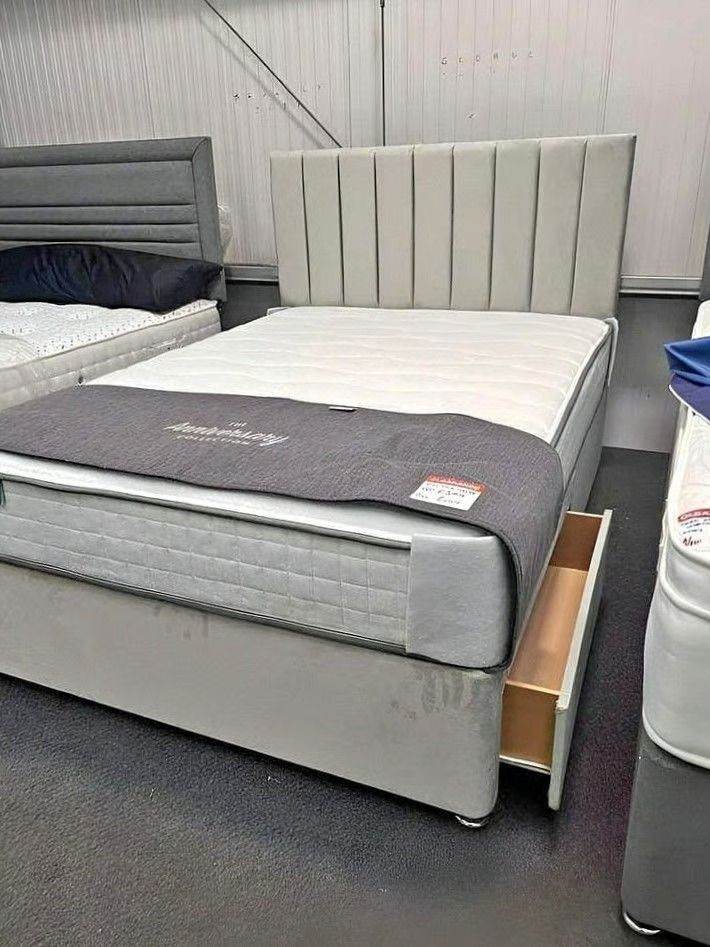 🌟 Designer Sleep Choice Double Divan Bed 🛌 Storage Optional | Cash on Delivery | 20% Off **