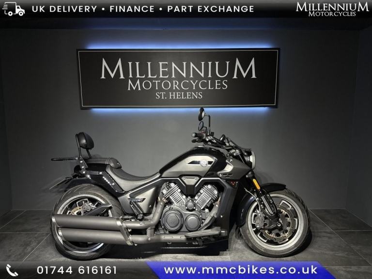 2025 MBP C 1002 V V-TWIN CUSTOM CRUISER FITTED WITH BACK REST AND RACK