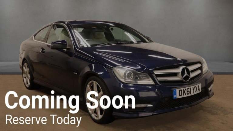 2011 Mercedes-Benz C Class C180 BlueEFFICIENCY AMG Sport Edition 125 2dr Auto COUPE PETROL Automatic