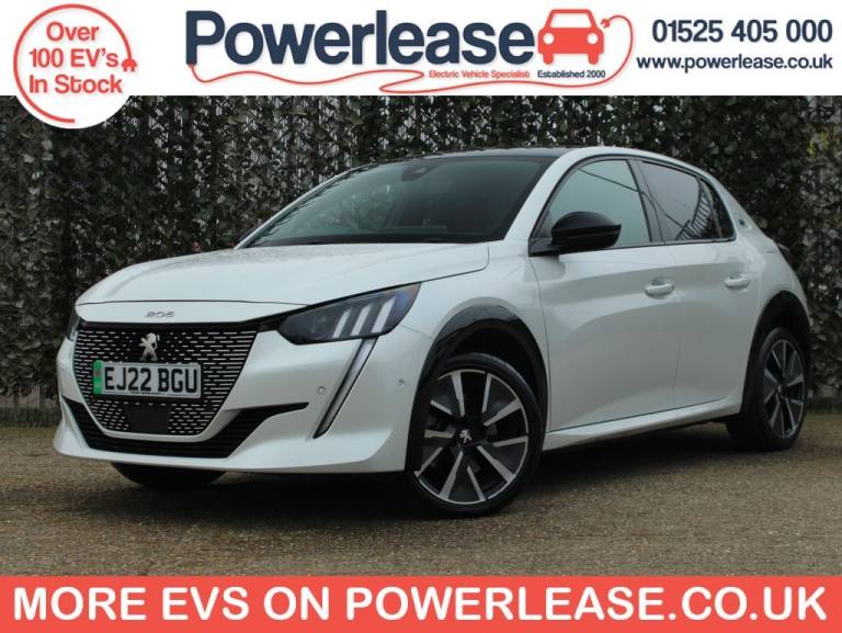 2022 Peugeot E-208 50kWh GT Hatchback 5dr Electric Auto (7kW Charger) (136 ps) Hatchback ELECTRIC...