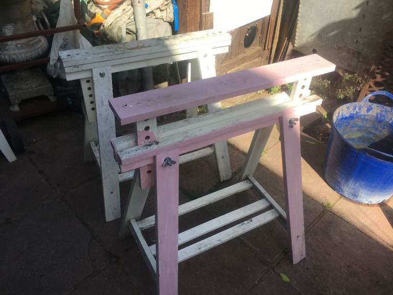 2 Trestle table legs Ikea Mittback