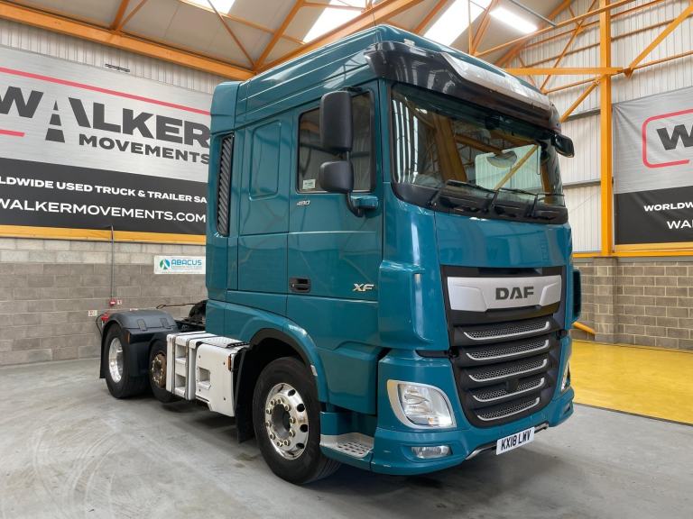 DAF XF106 480 FTP SPACE CAB *EURO 6* 6X2 TRACTOR UNIT - 2018 - KX18 LWV