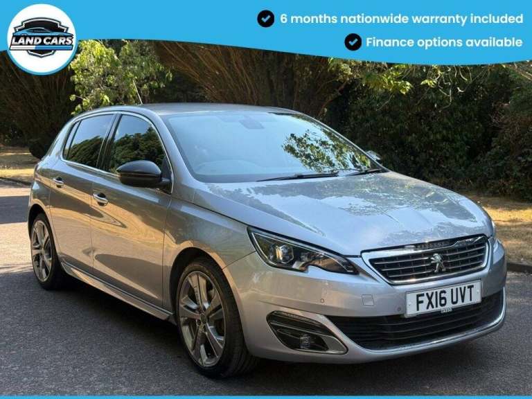 2016 Peugeot 308 1.2 PureTech GT Line Hatchback 5dr Petrol Manual Euro 6 (s/s) (130 ps) Hatchback...