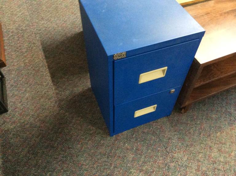 Metal Filing Cabinet with 2 Drawers #65739 £20.00