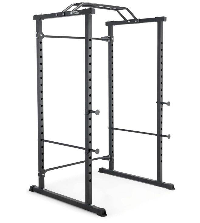 *REDUCED* Circuit Fitness AMZ-600CG Power Cage & AMZ-617BN Foldable bench plus weight bar & dumbell