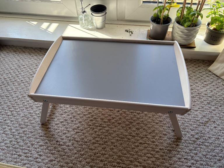 Grey Laptop/Breakfast Bed Table – Good Condition