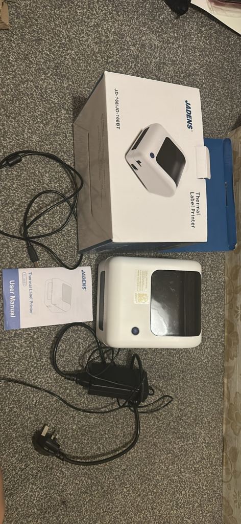 JADENS Thermal Label Printer jd-168—As Good As New