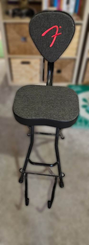 Fender 351 Padded Guitar Seat & Stand Combo with Footrest