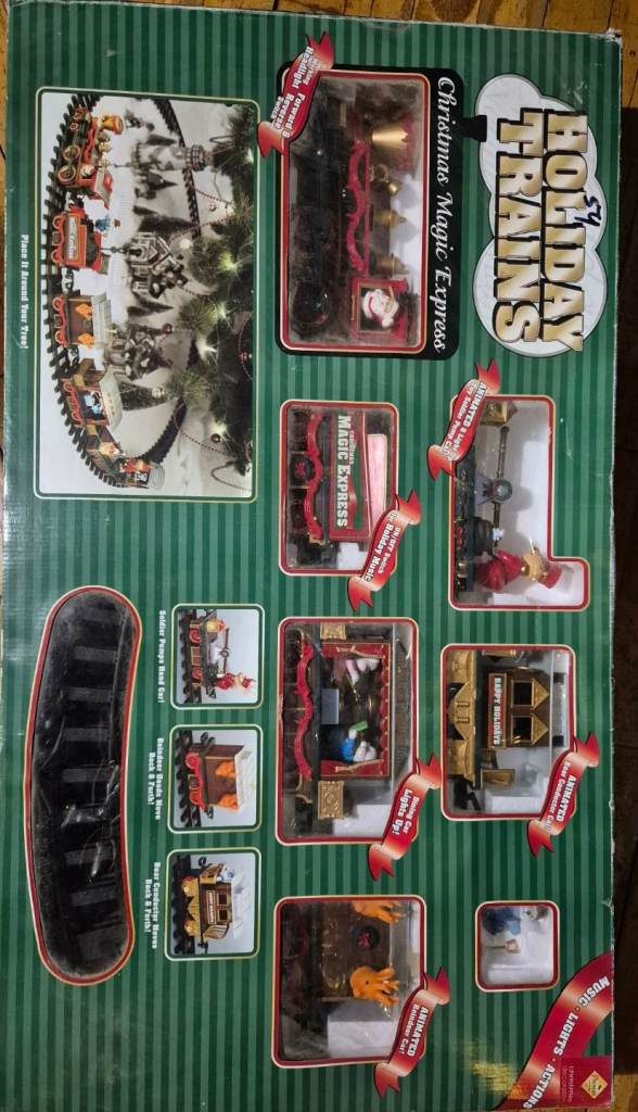 Christmas train set