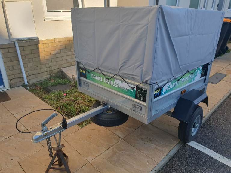 image for Camel swt171 4x3 trailer with extended mesh sides and NEW cover 