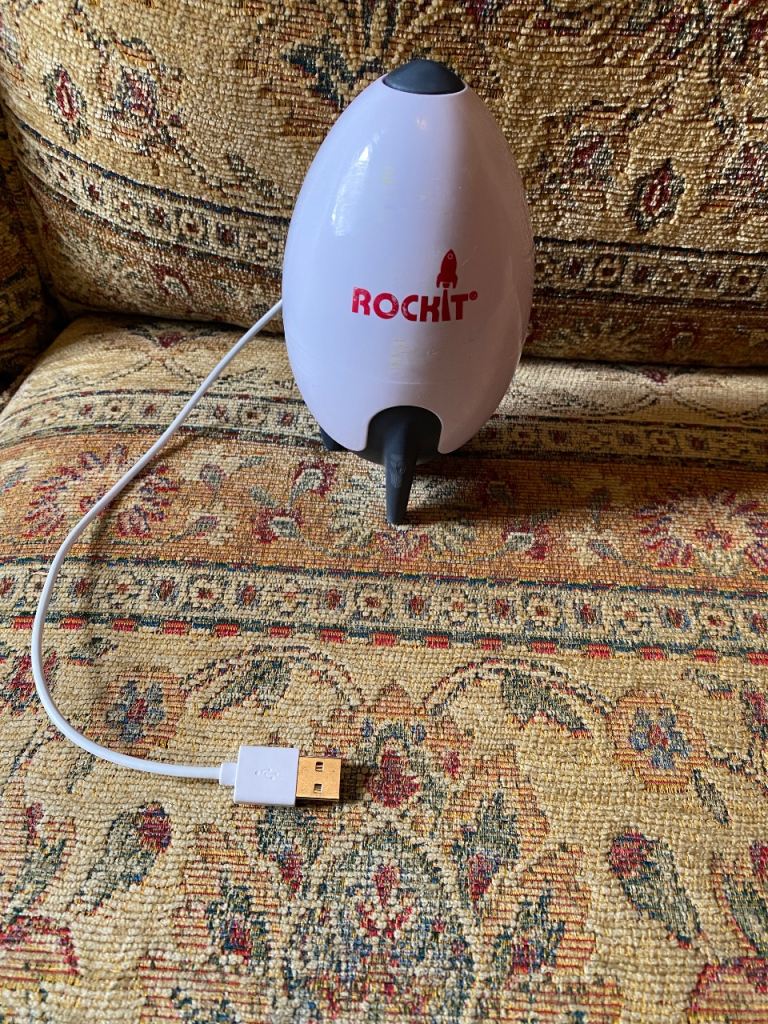Rockit Portable Baby Rocker – White, As Good As New