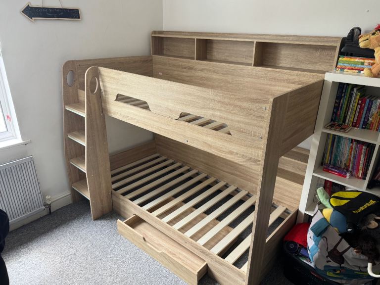Orion Single Bunk Bed with Storage – Good Condition