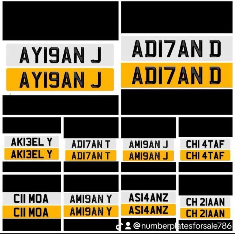 Private Cherished Number Plate - Loads in 