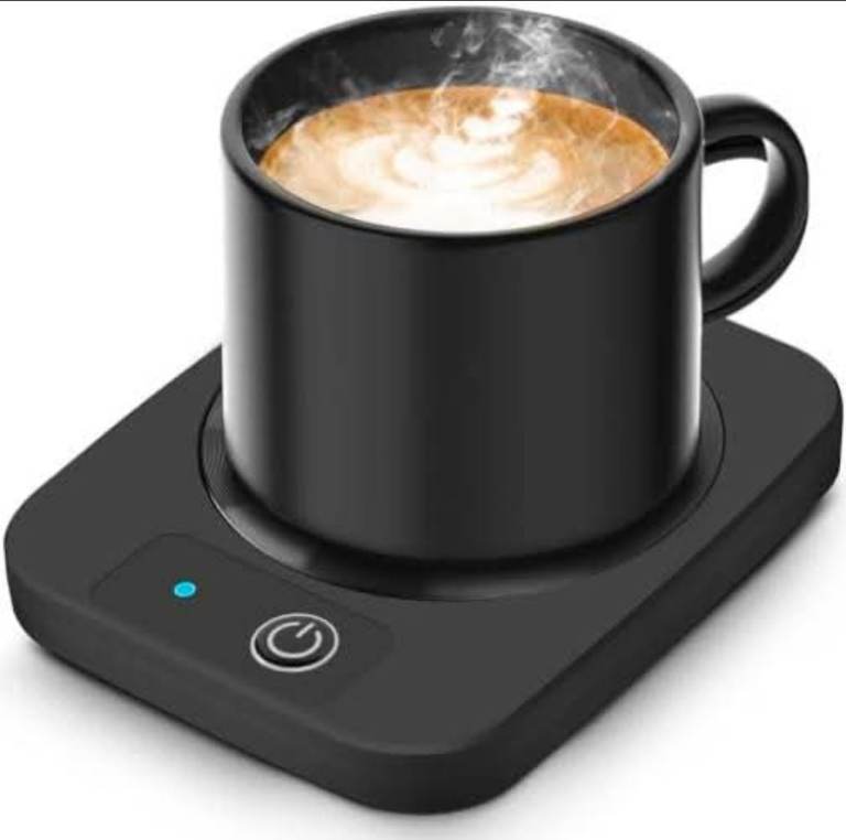 Lesipee Smart Coffee Mug Warmer, Electric Cup Warmer With Aluminum Metal Panel 