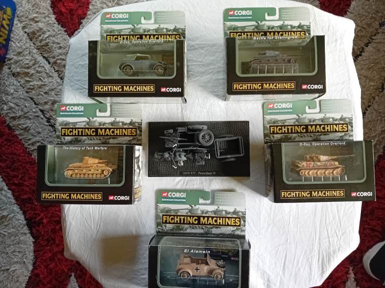 Corgi WW2 miniture display models