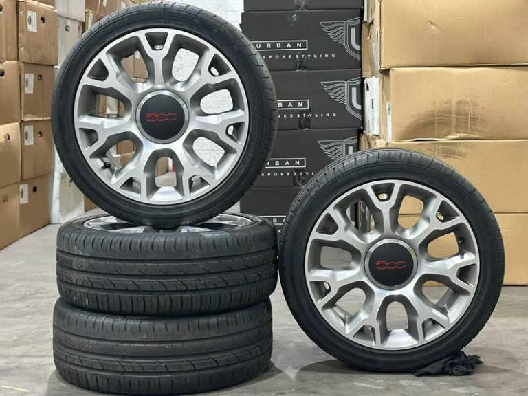16" GENUINE FIAT 500 Wheels & Tyres 51940830