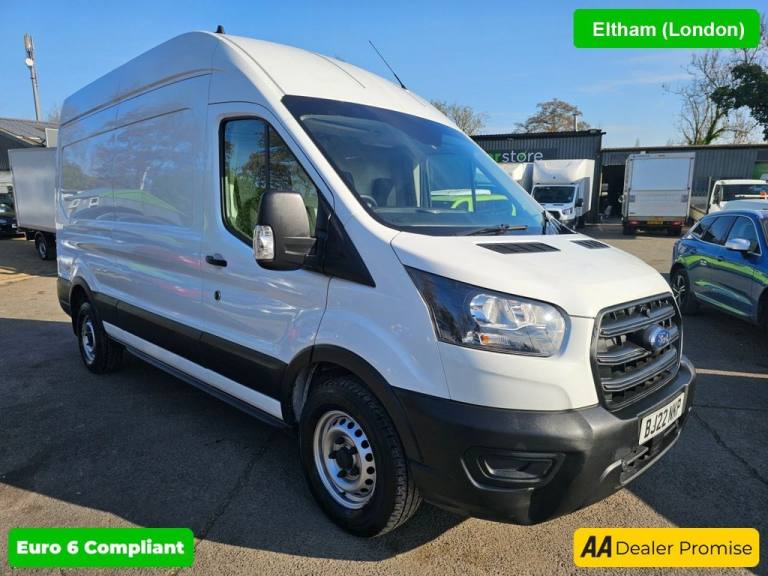 2022 Ford Transit White 2.0 EcoBlue Euro 6 Panel van, 53,402 miles, ULEZ compliant, 6-Speed M Pan...