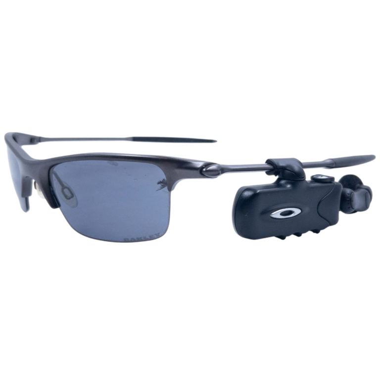 VINTAGE 2005 OAKLEY MOTOROLA RAZRWIRE BLUETOOTH SUNGLASSES with cases