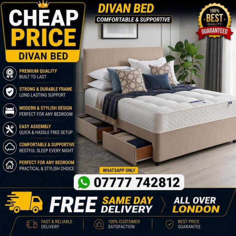 -SINGLE, DOUBLE, SMALL DOUBLE, BED AND MATTRESS (gfdgsf) -