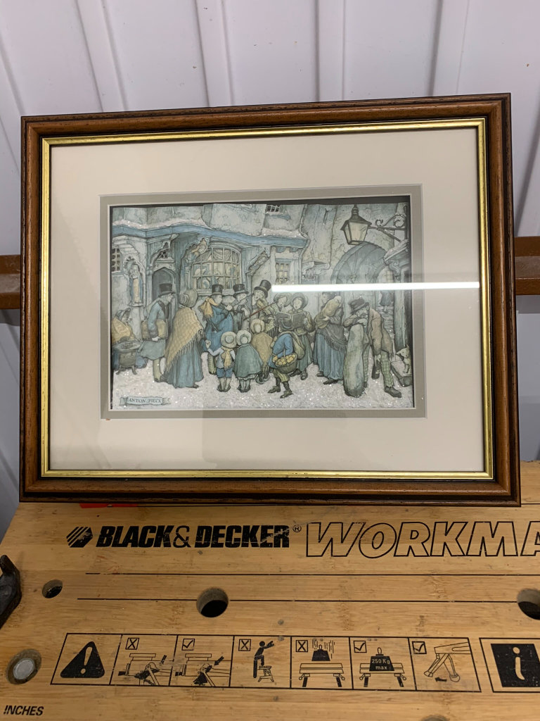 Anton Pieck 3D Decoupage picture of Victorian Musicians