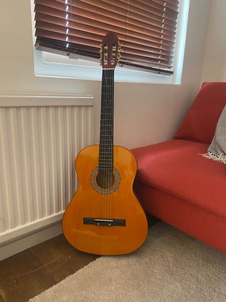 Left handed acoustic guitar 