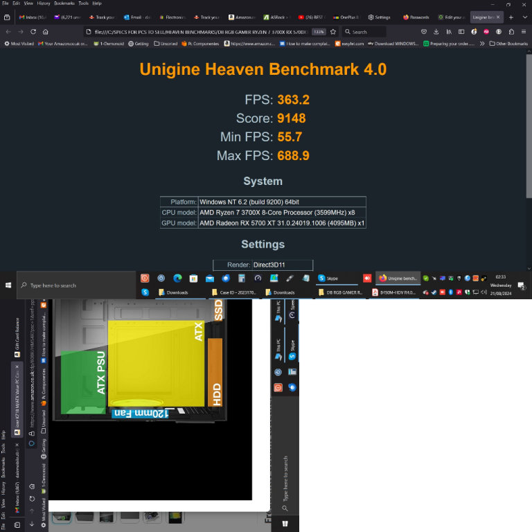 HIGH  PERFORMANCE AMD/ RGB  GAMING/STREAMING PC 1080P/1440P HIGH