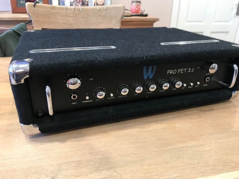 Warwick Pro Fet 3.2 Bass Amplifier Head - 300watts, awesome sound 