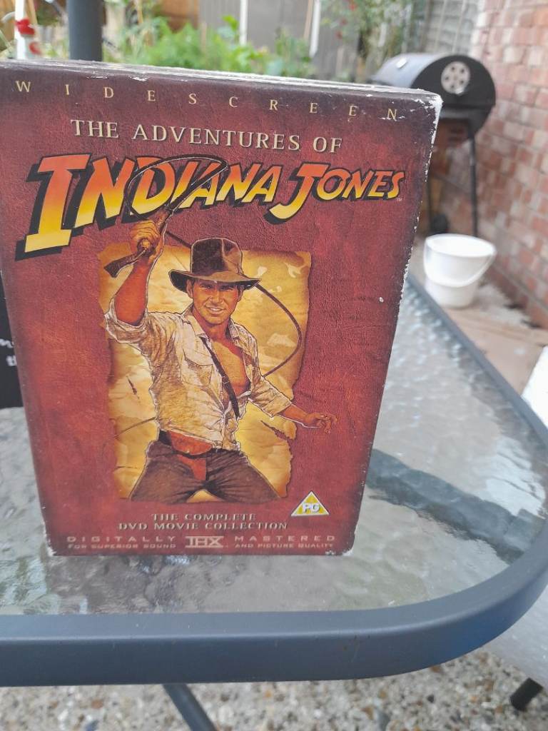 Complete DVD movie collection of The Adventures of Indiana Jones
