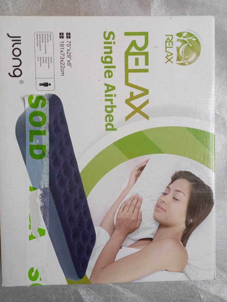 image for Brand new (still in unopened box) Relax Single Airbed