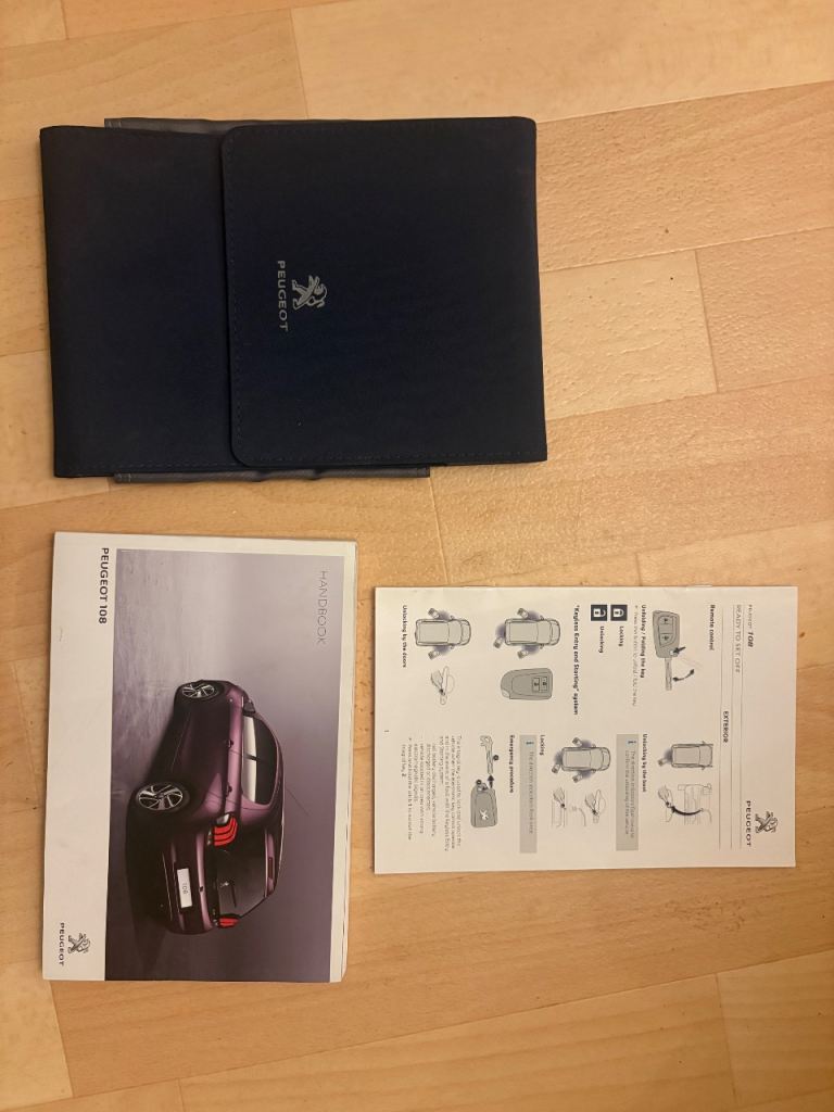 Peugeot 108 Owners Handbook