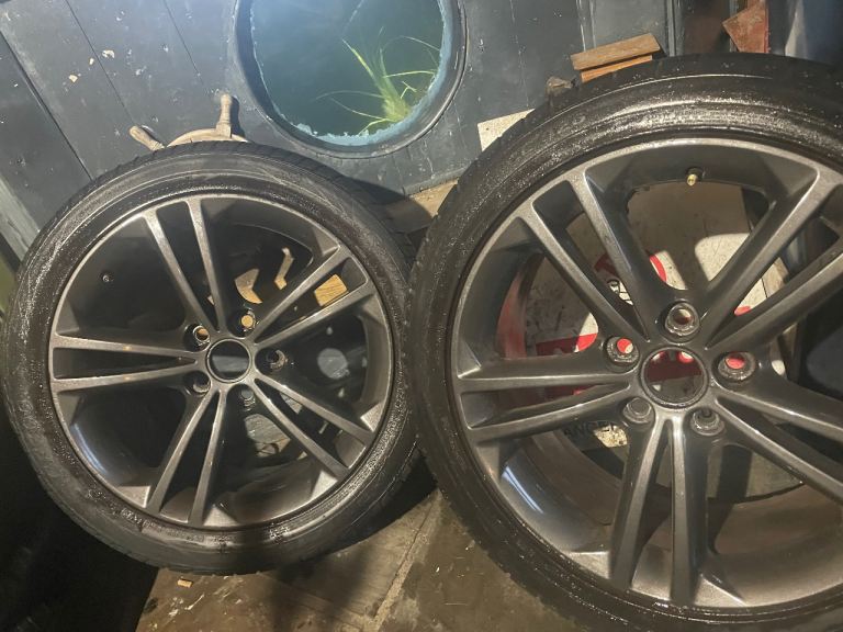 18 inch Vauxhall or bmw alloys like new loads of tread with for tires alone 